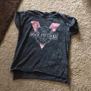 Forever 21 Rock festival t-shirt